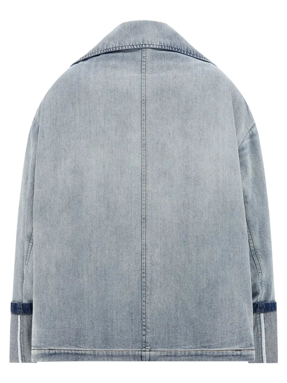 Mm6 Maison Margiela Blue Cotton Denim Jacket