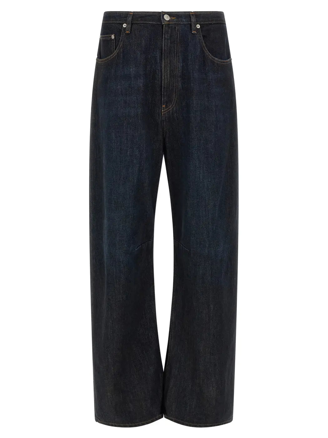 Mm6 Maison Margiela Blue Cotton Jeans Denim
