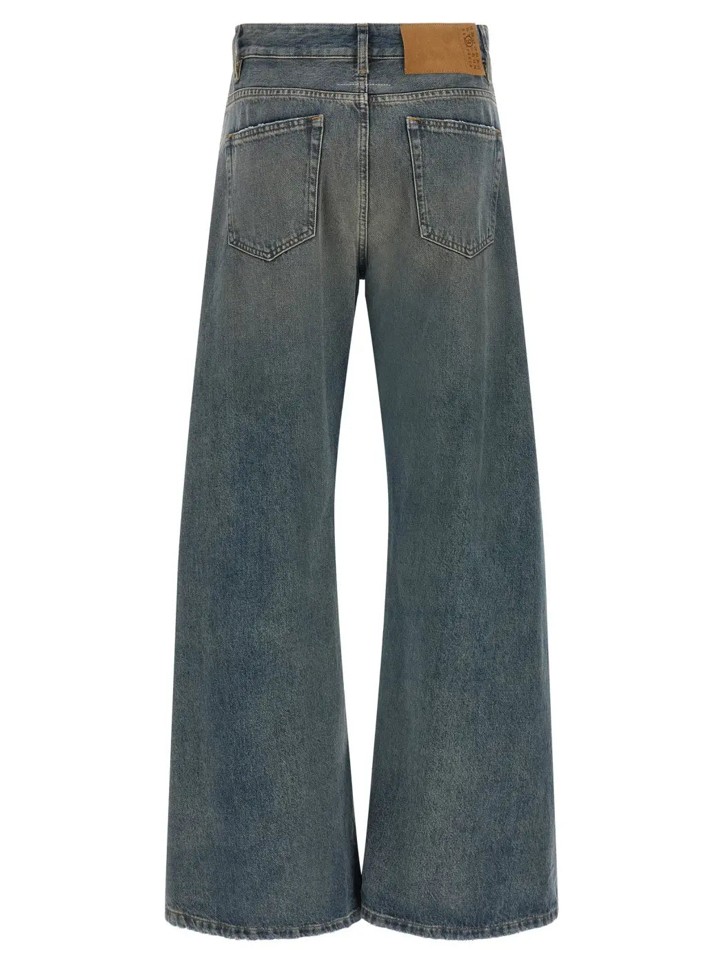 Mm6 Maison Margiela Blue Cotton Jeans Denim