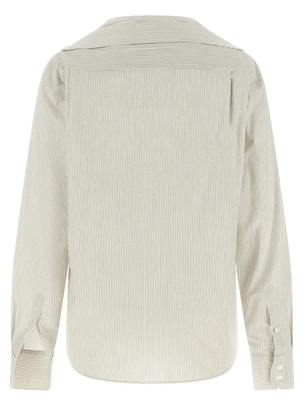 Mm6 Maison Margiela Gray Cotton Blouse