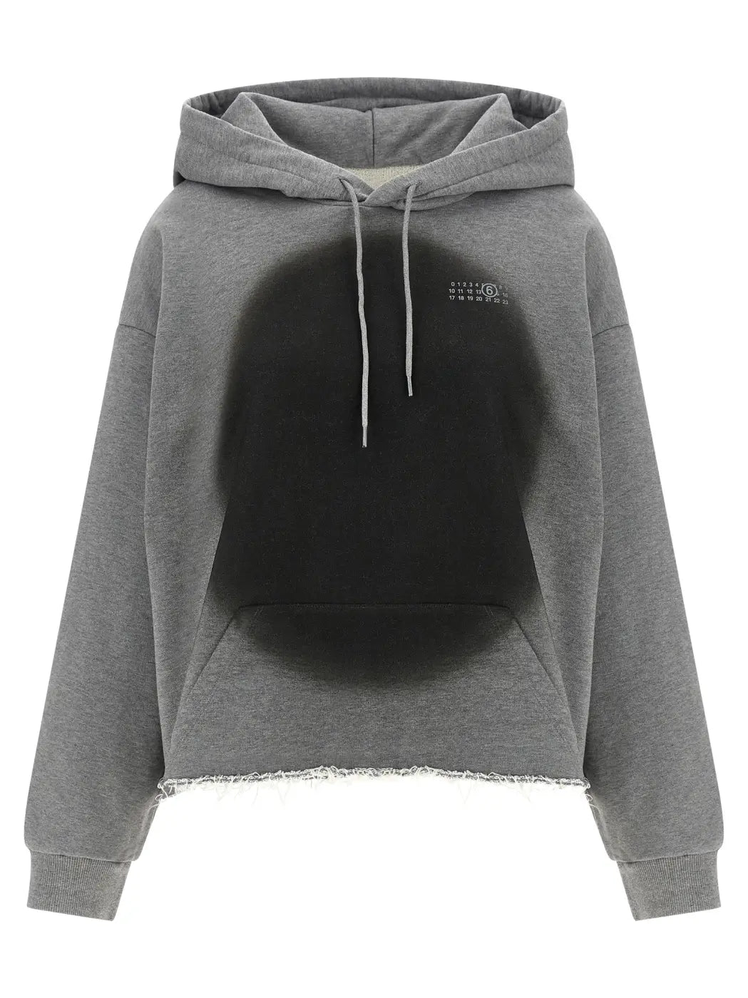 Mm6 Maison Margiela Gray Cotton Sweatshirt