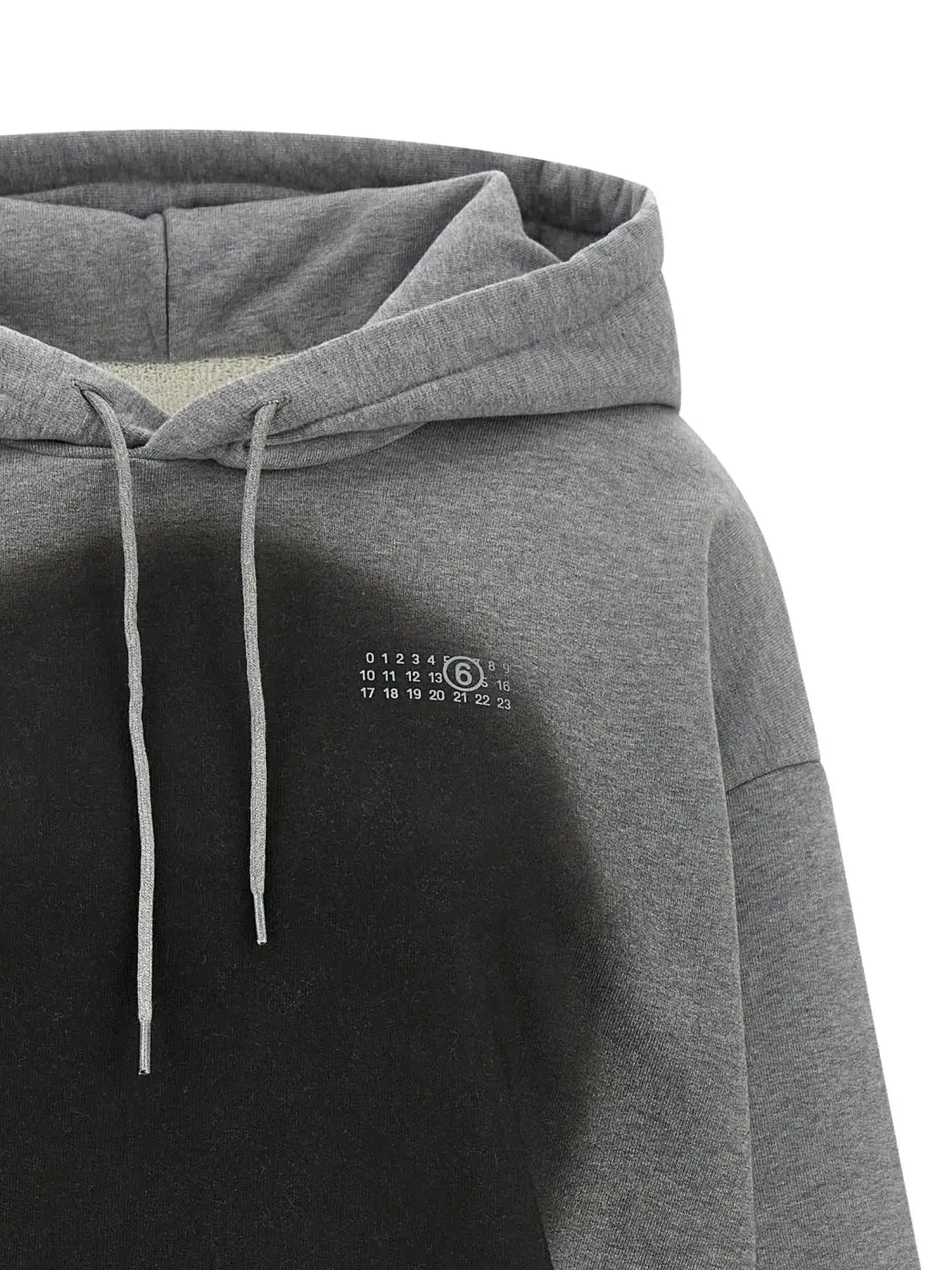 Mm6 Maison Margiela Gray Cotton Sweatshirt