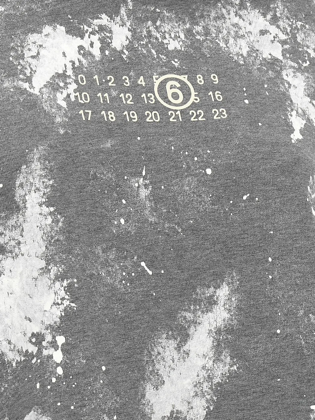 Mm6 Maison Margiela Gray Cotton Sweatshirt