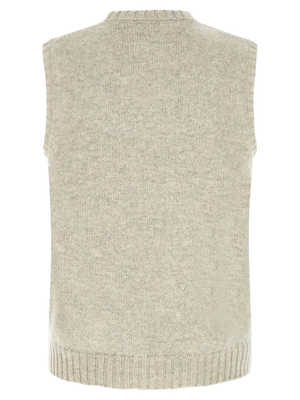 Mm6 Maison Margiela Gray Wool Sweatshirt