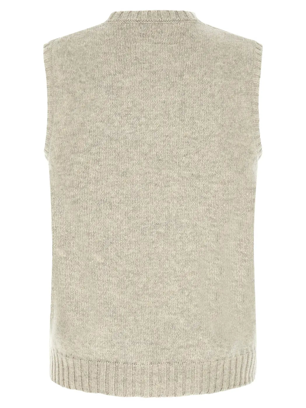 Mm6 Maison Margiela Gray Wool Sweatshirt