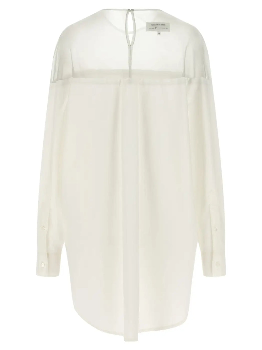Mm6 Maison Margiela White Cotton Blouse