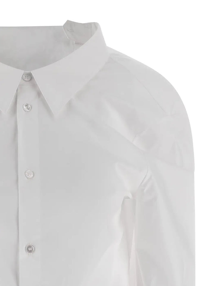 Mm6 Maison Margiela White Cotton Blouse