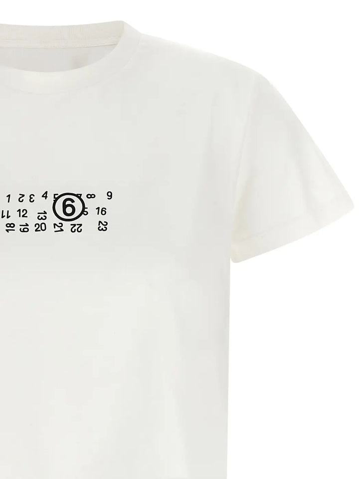 Mm6 Maison Margiela White Cotton T-shirt
