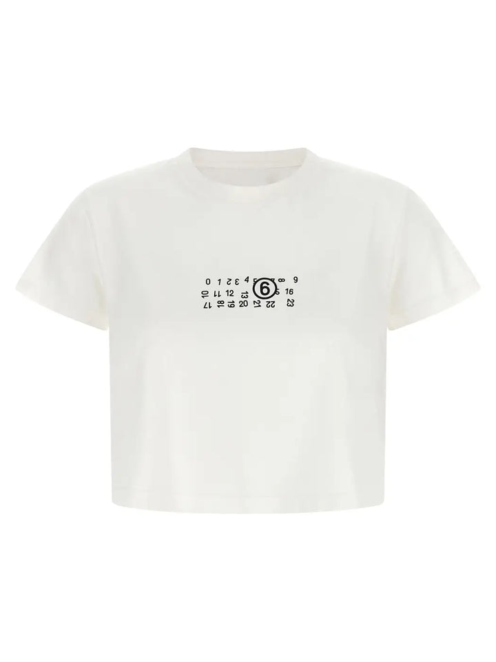 Mm6 Maison Margiela White Cotton T-shirt