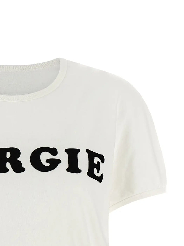 Mm6 Maison Margiela White Cotton T-shirt