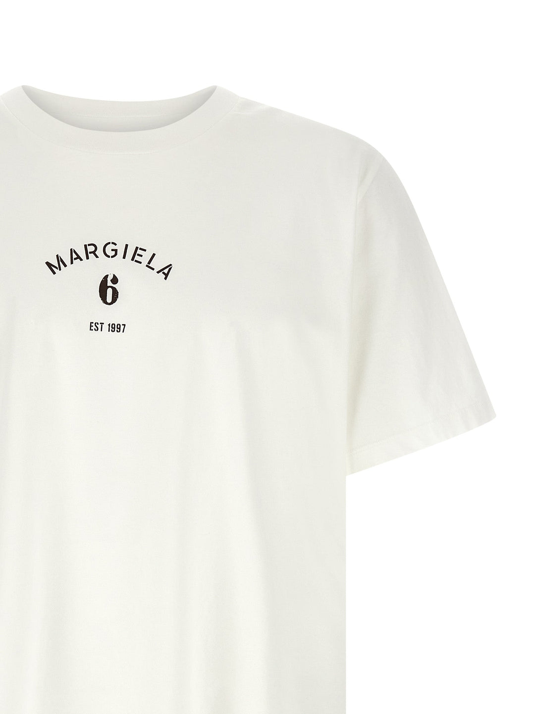 Mm6 Maison Margiela White Cotton T-shirt