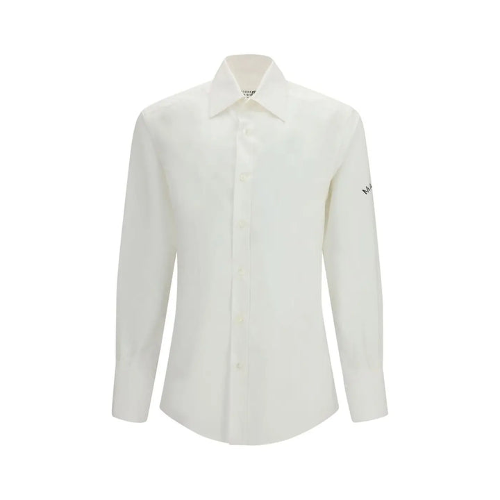 MM6 White Cotton Dress Shirt