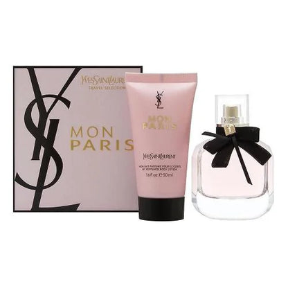Mon Paris YSL 2 Piece Gift Set Eau De Parfum and Body Lotion Women’s Perfume Yves Saint Laurent