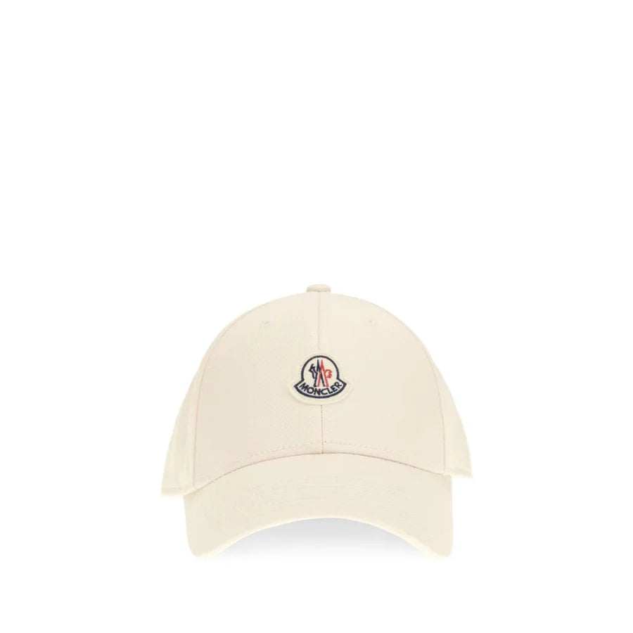 Moncler Beige Cotton Cap (Baseball Hat)