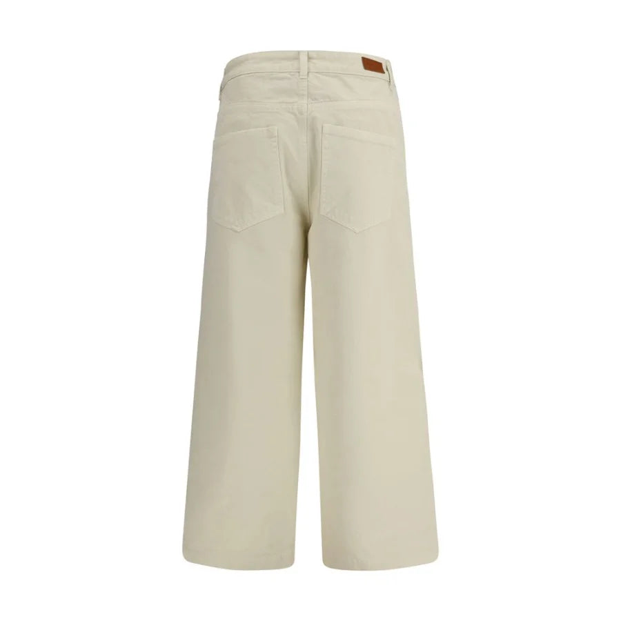 Moncler Beige Cotton Casual Pants