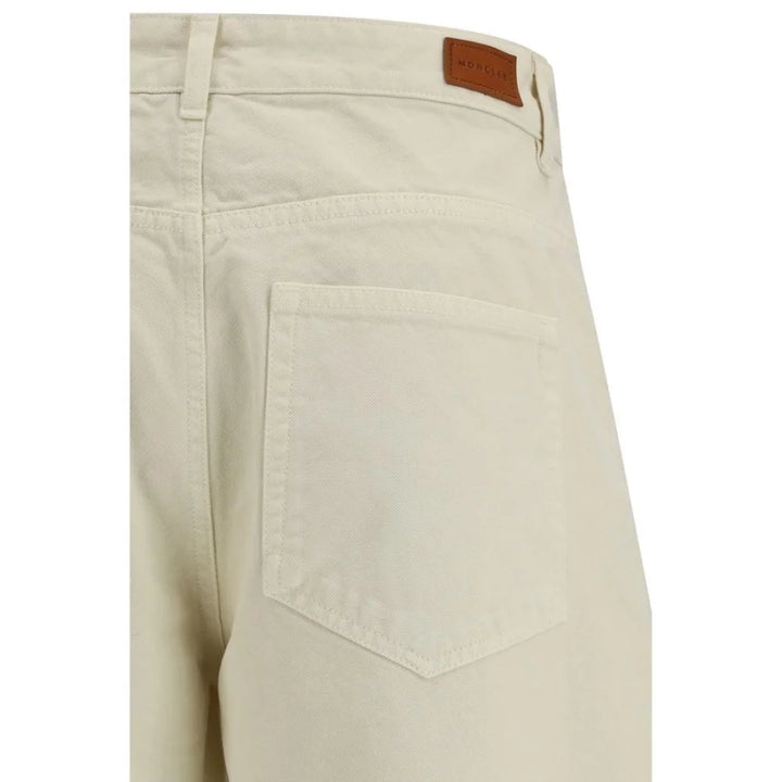 Moncler Beige Cotton Casual Pants