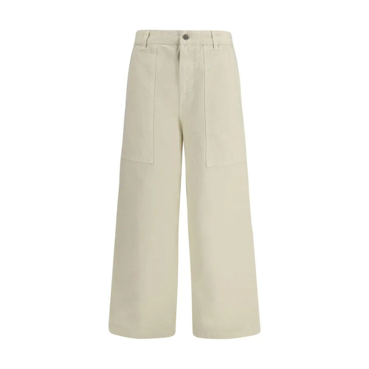 Moncler Beige Cotton Casual Pants
