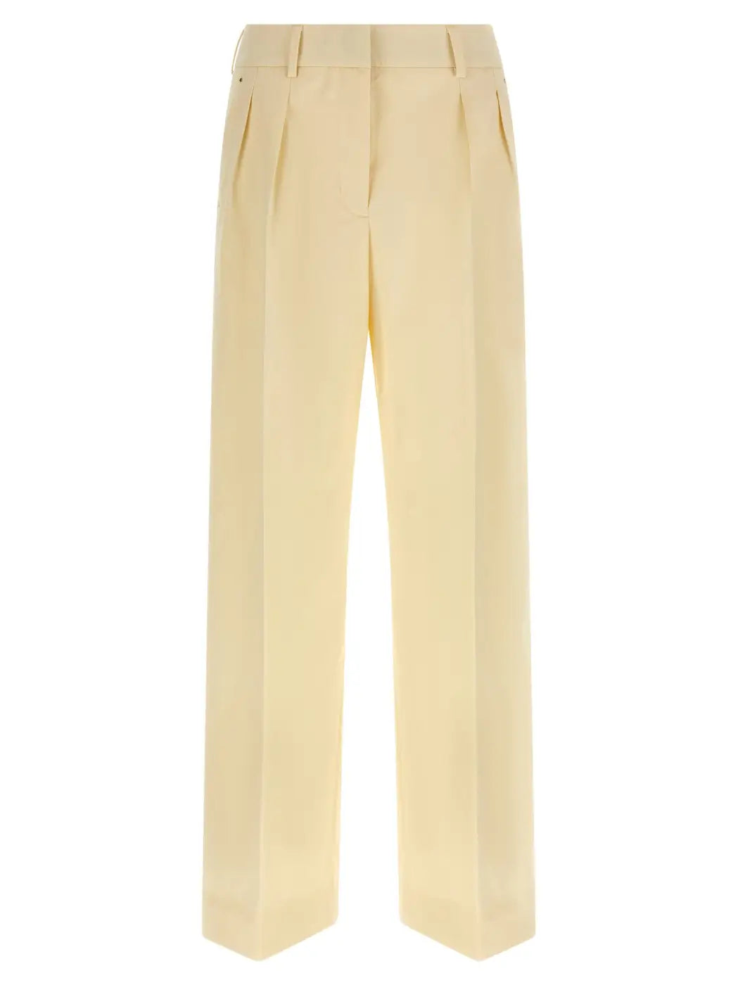 Moncler Beige Cotton Dress Pants