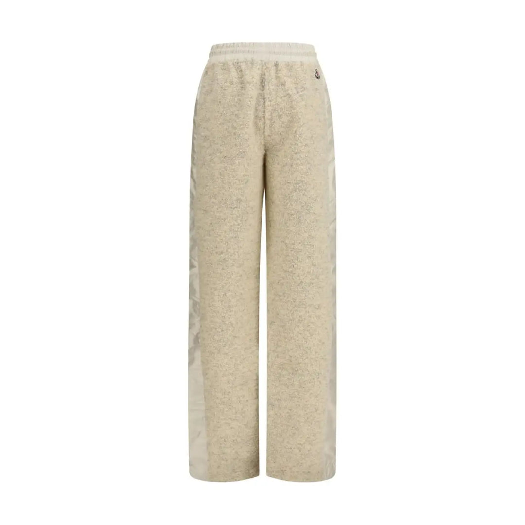 Moncler Beige Polyester Joggers (workout Pants)