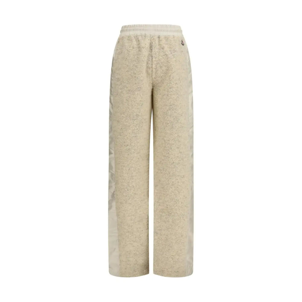 Moncler Beige Polyester Joggers (workout Pants)