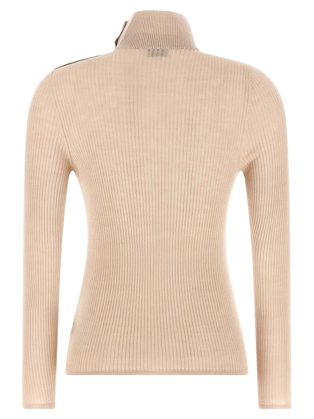 Moncler Beige Virgin Wool Cardigan