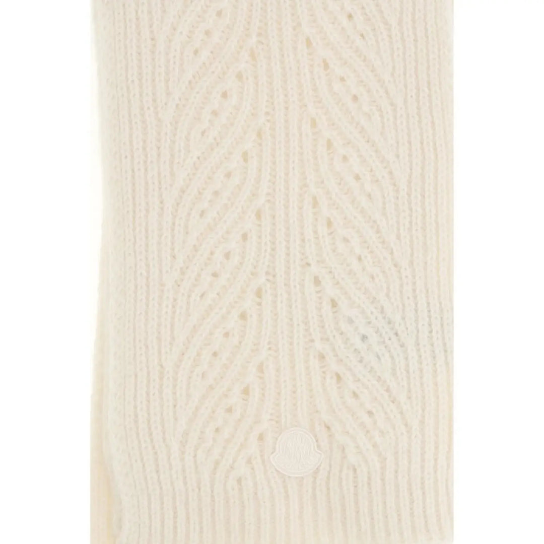 Moncler Beige Wool Oves Aries Scarf