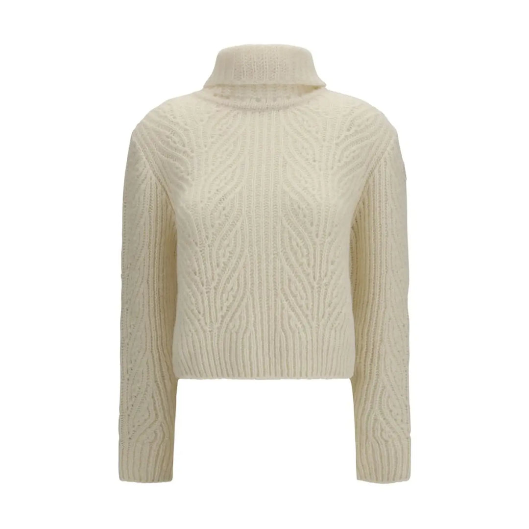 Moncler Beige Wool Oves Aries Turtleneck