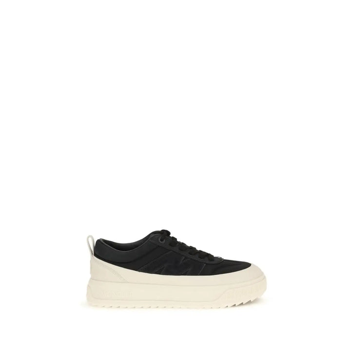 Moncler Black Calf Leather Bos Taurus Athletic Sneakers