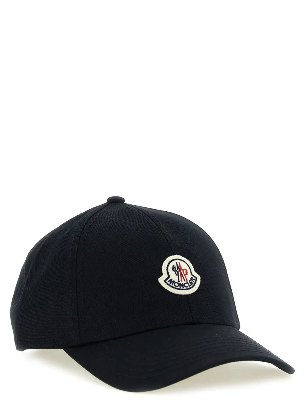 Moncler Black Cotton Cap (baseball Hat)