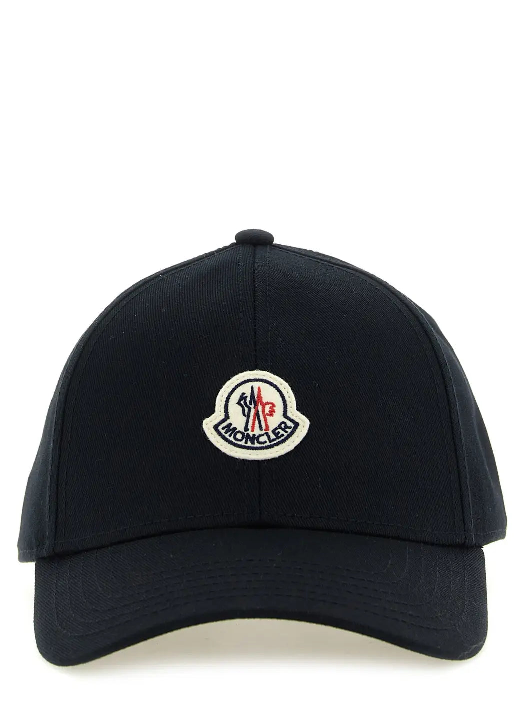 Moncler Black Cotton Cap (baseball Hat)