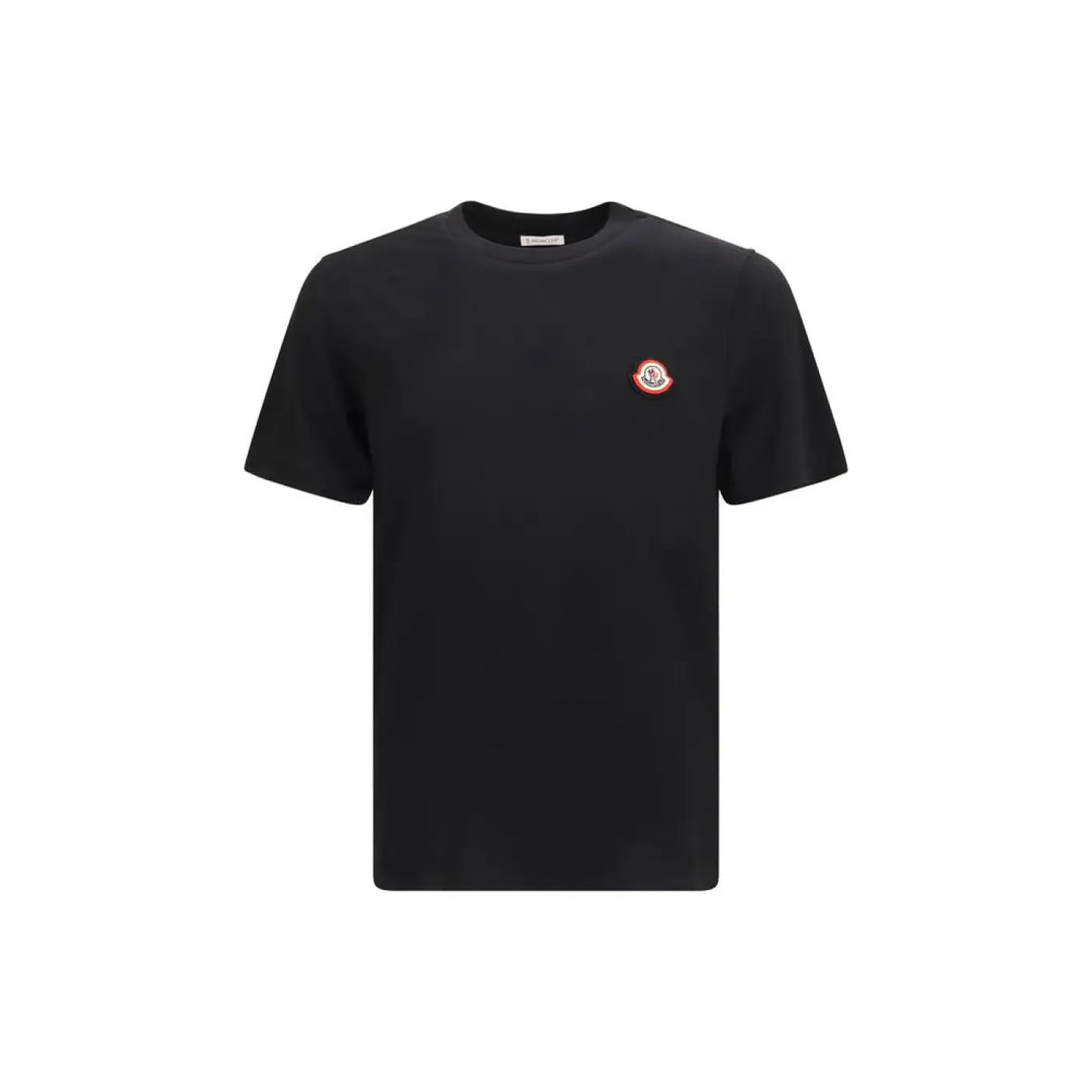 Moncler Black Cotton T-shirt