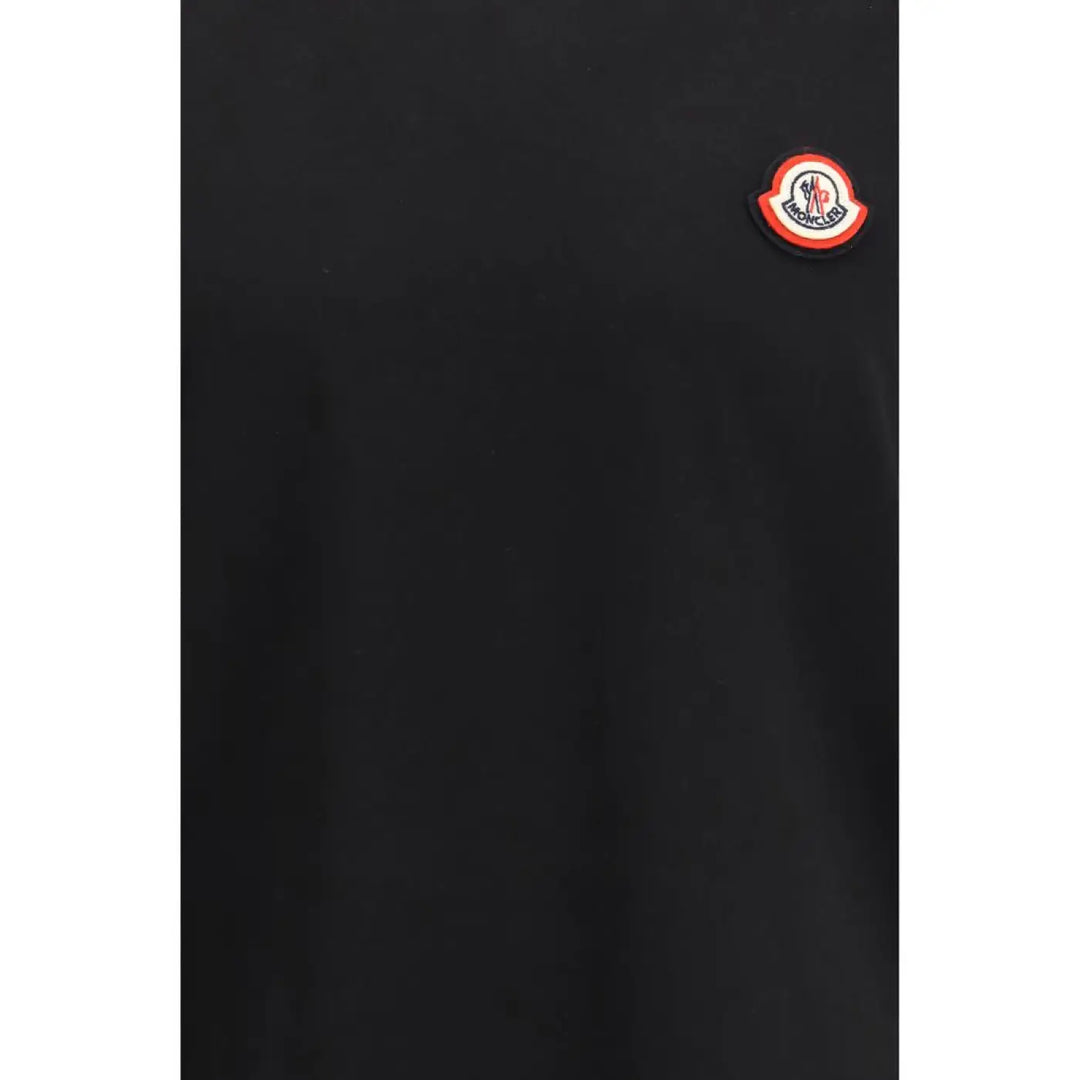 Moncler Black Cotton T-shirt