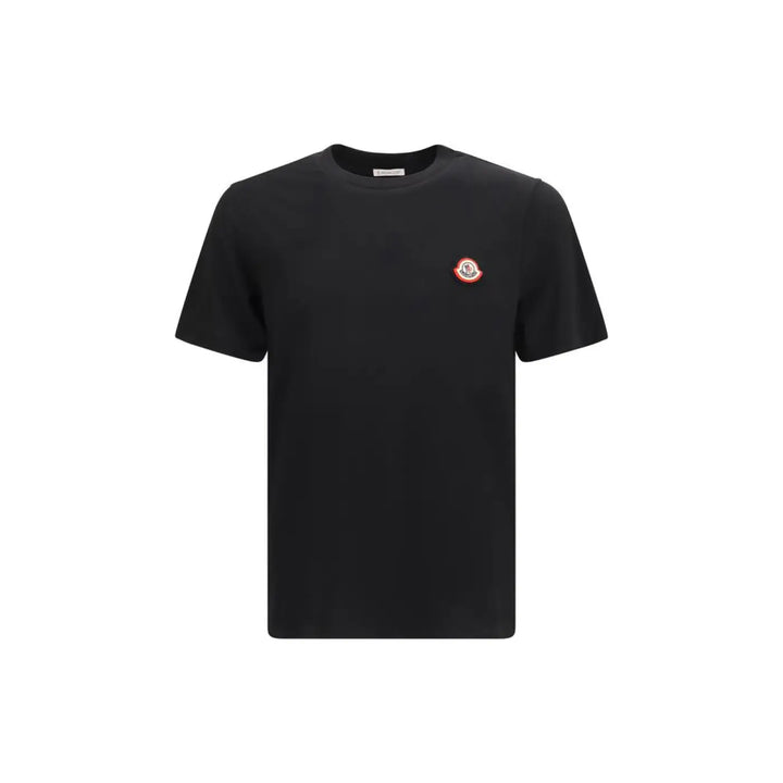 Moncler Black Cotton T-shirt