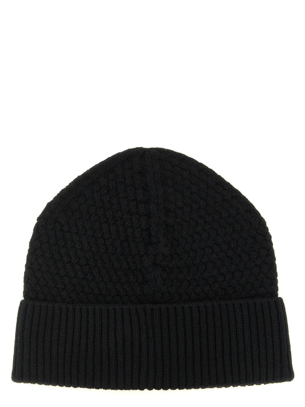 Moncler Black Leather Beanie