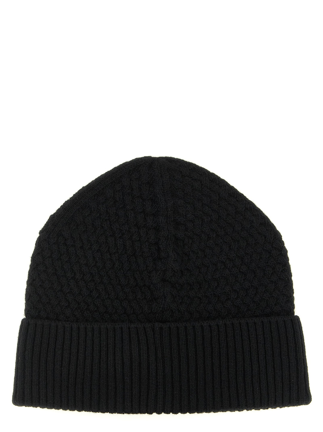 Moncler Black Leather Beanie