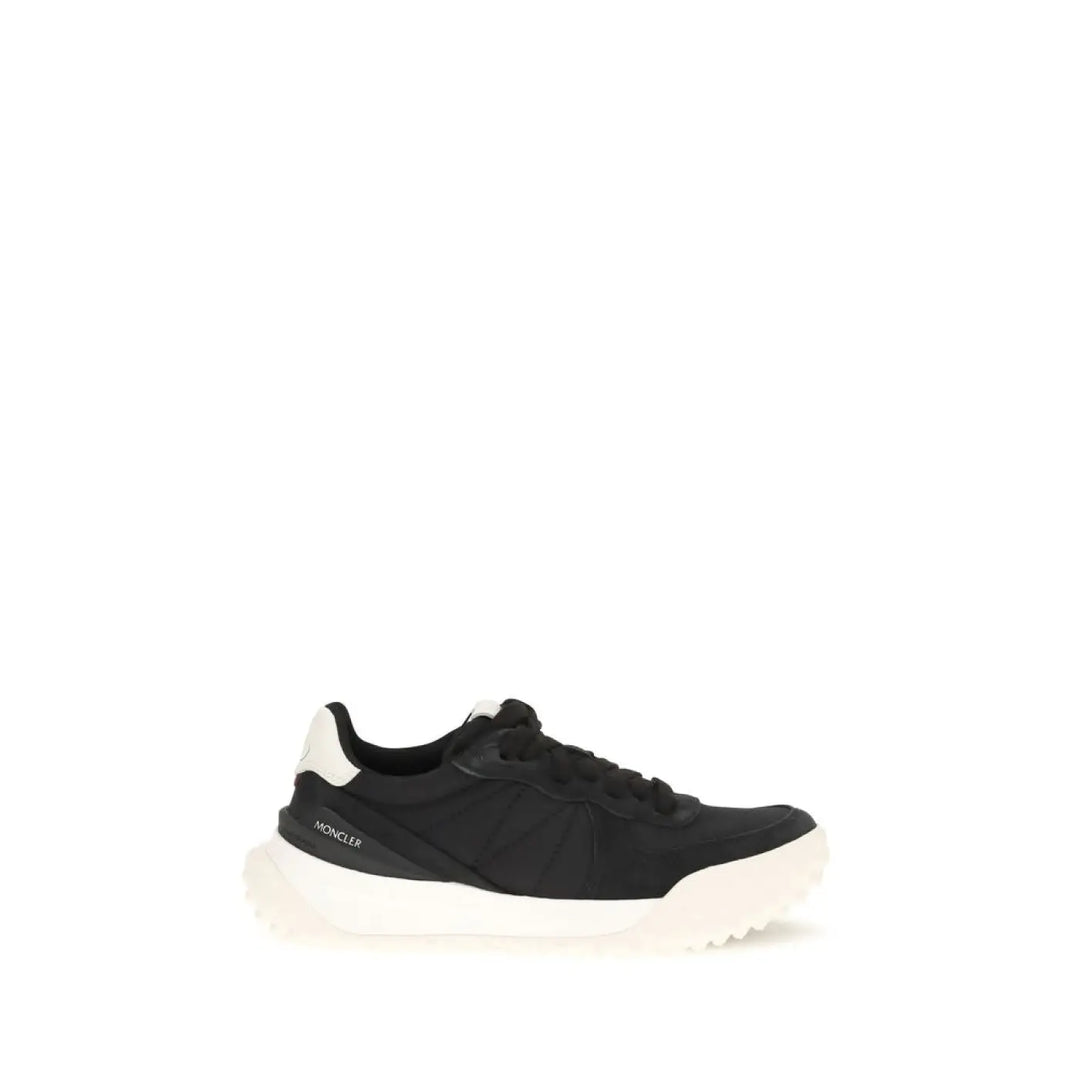 Moncler Black Polyamide Athletic Sneakers
