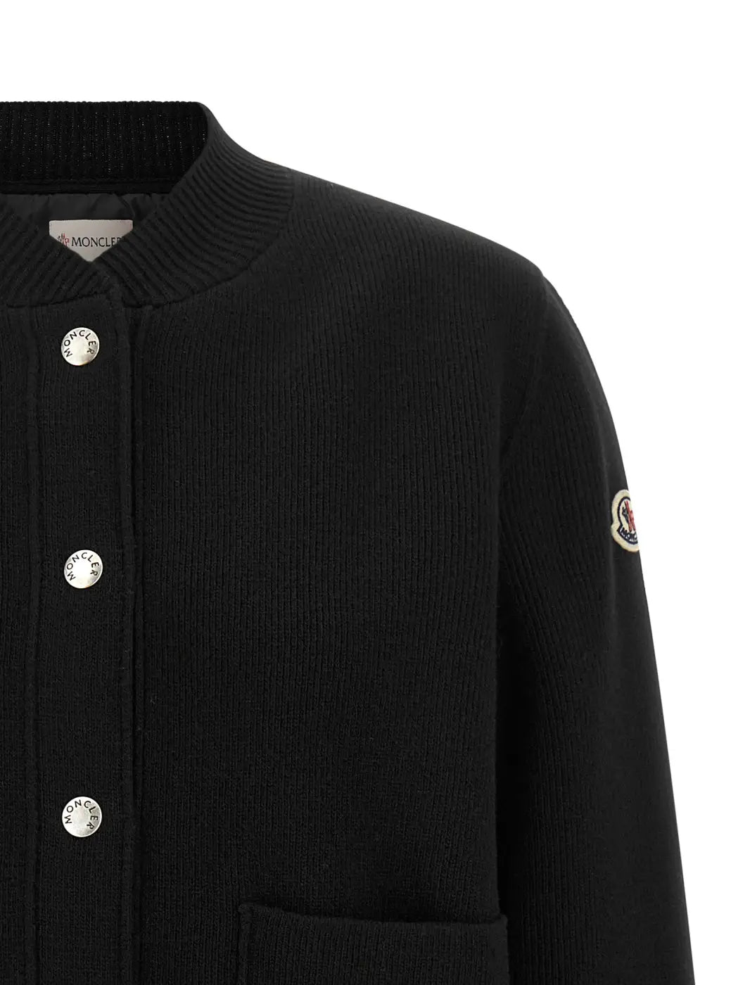 Moncler Black Polyamide Cardigan