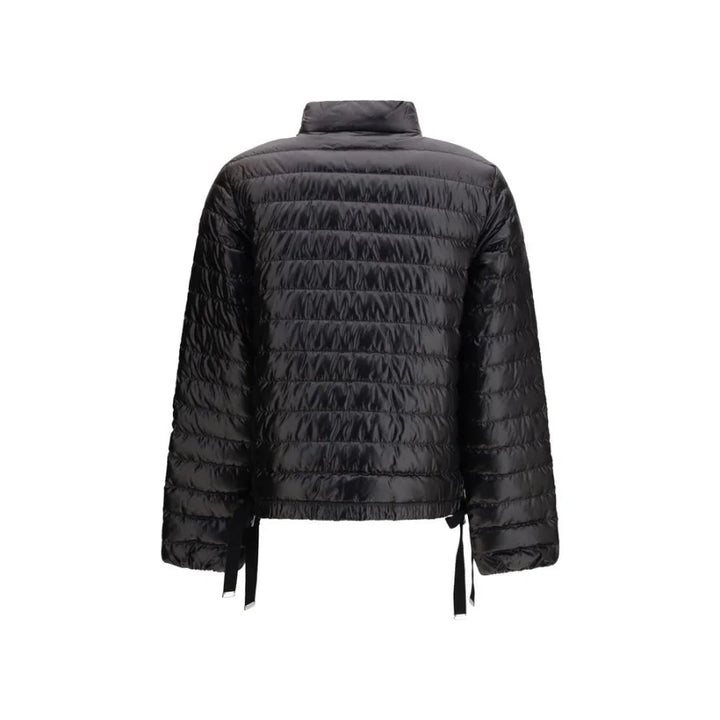 Moncler Black Polyamide Coat