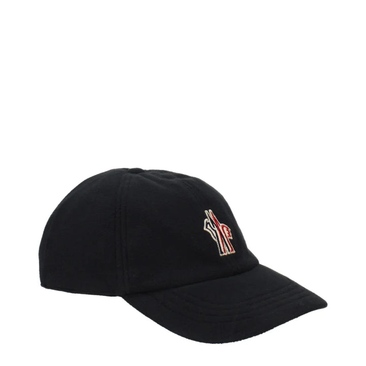 Moncler Black Polyester Cap (Baseball Hat)