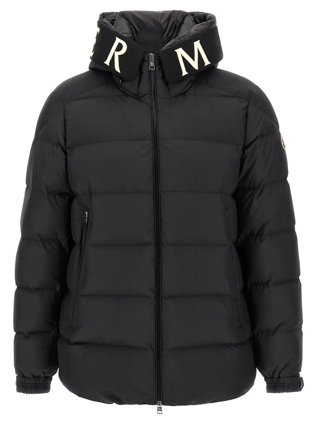 Moncler Black Polyester Full-length Jacket