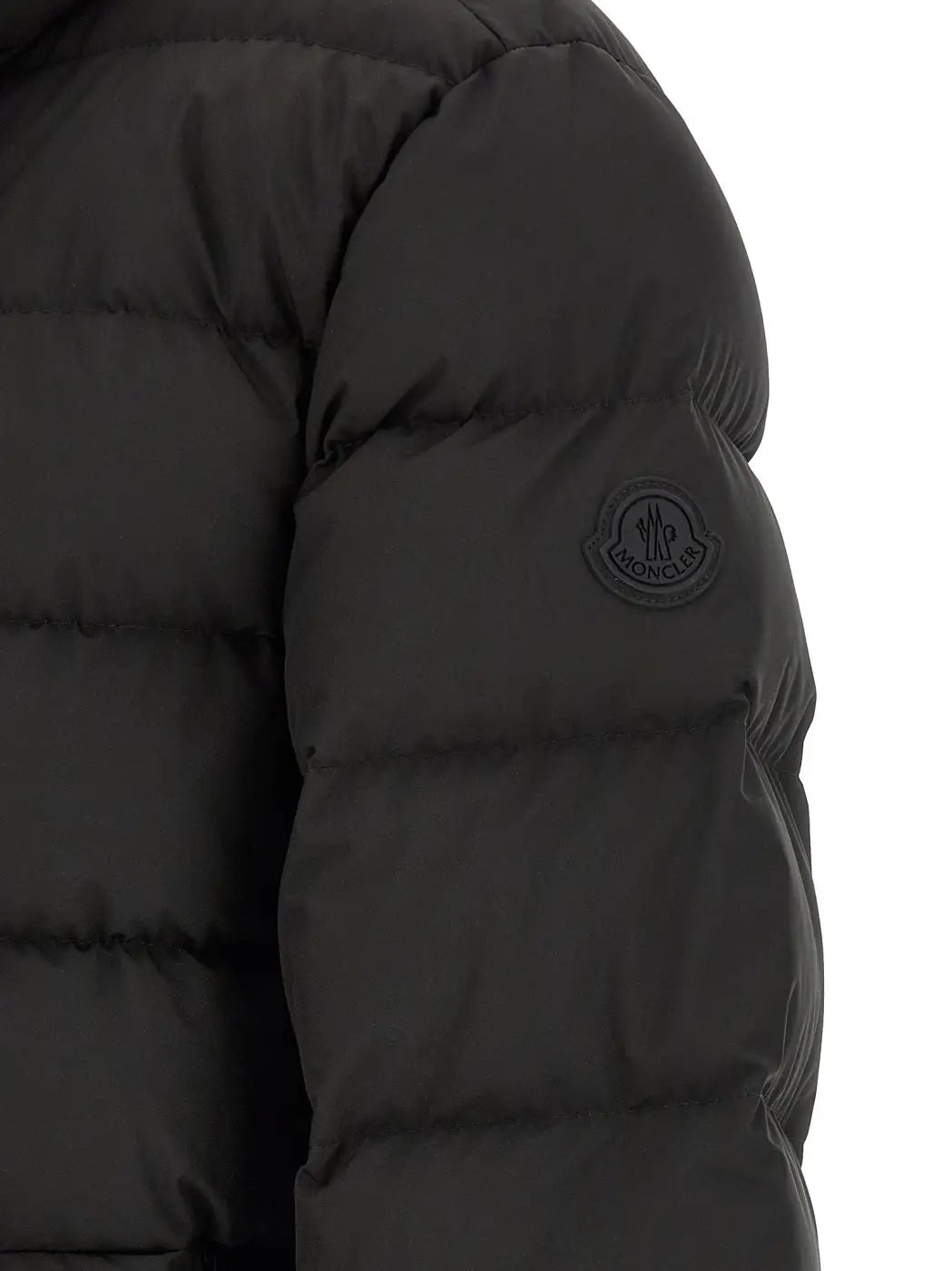 Moncler Black Polyester Full-length Jacket