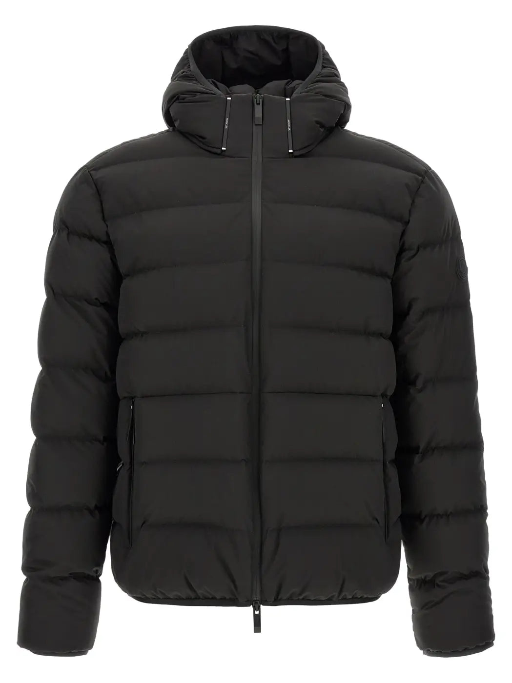 Moncler Black Polyester Full-length Jacket