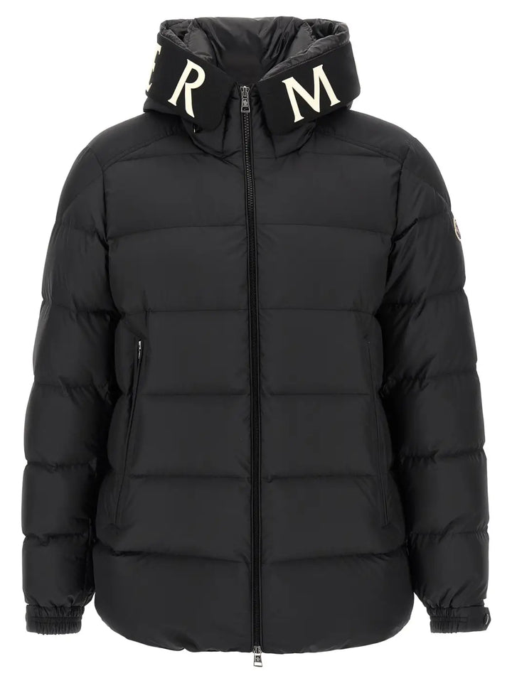 Moncler Black Polyester Full-length Jacket