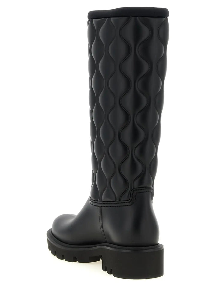 Moncler Black Pvc Over the Knee