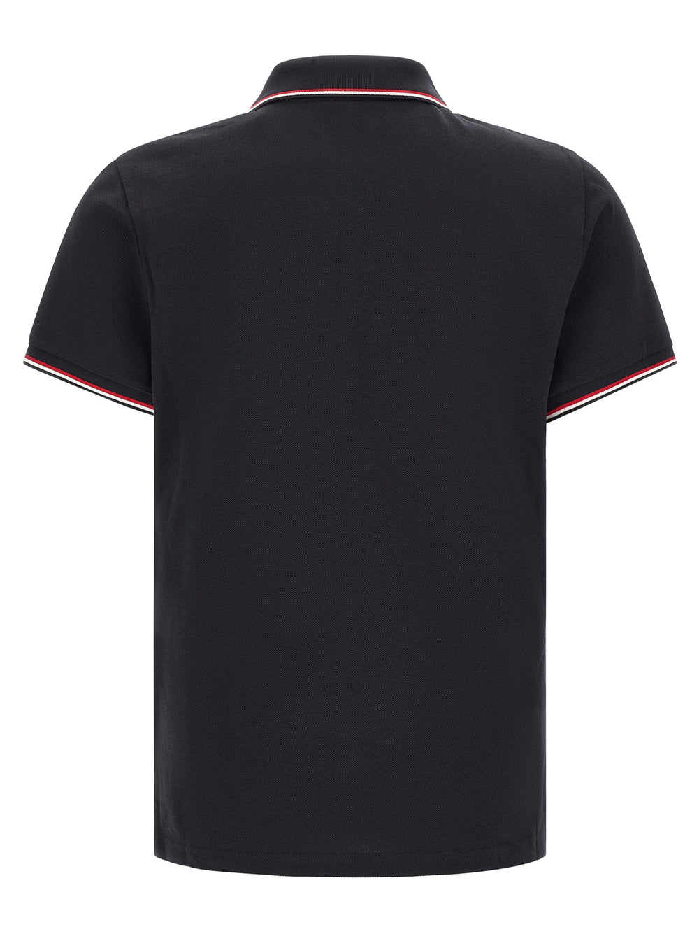 Moncler Blue Cotton Polo Shirt