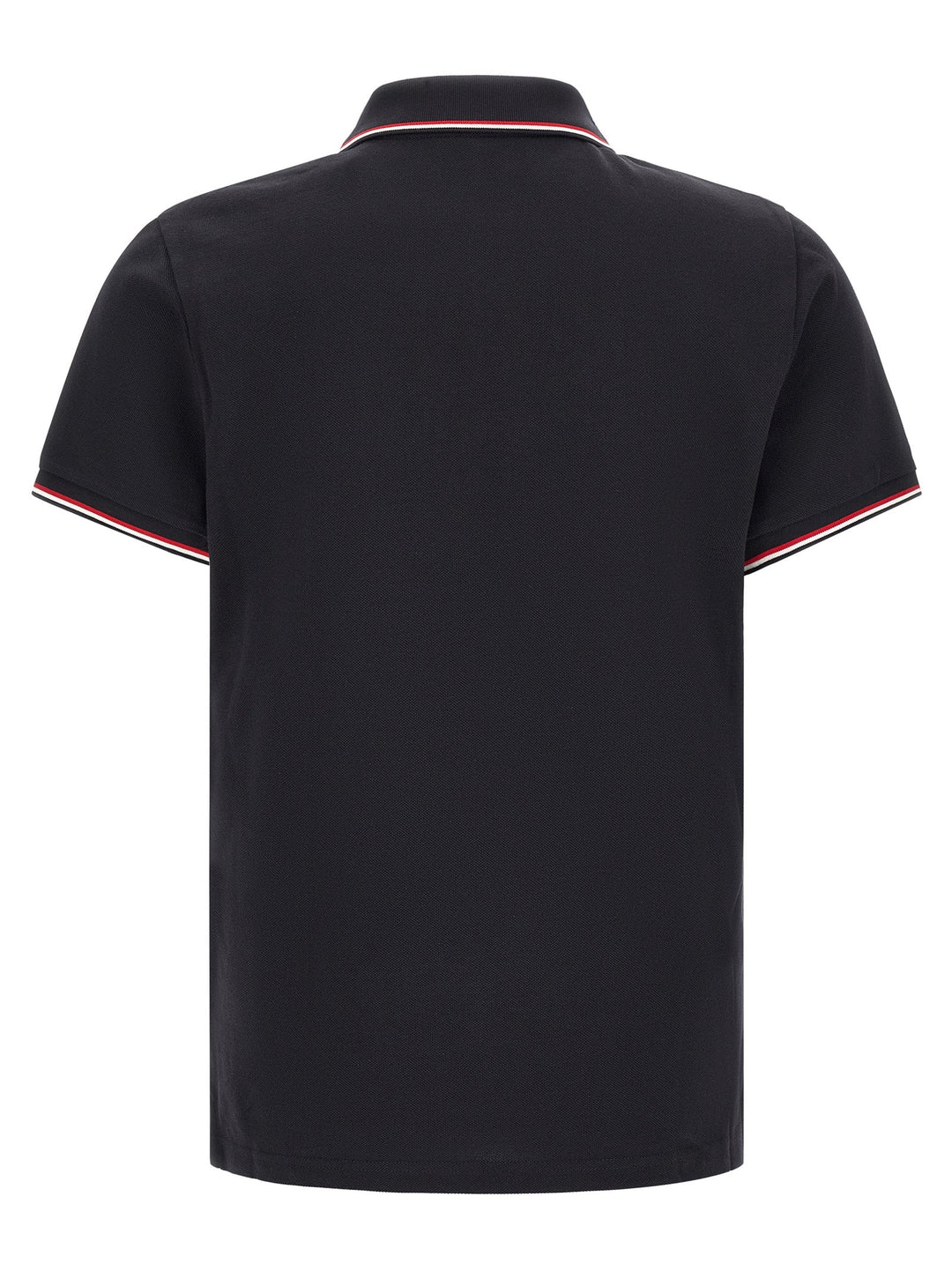 Moncler Blue Cotton Polo Shirt