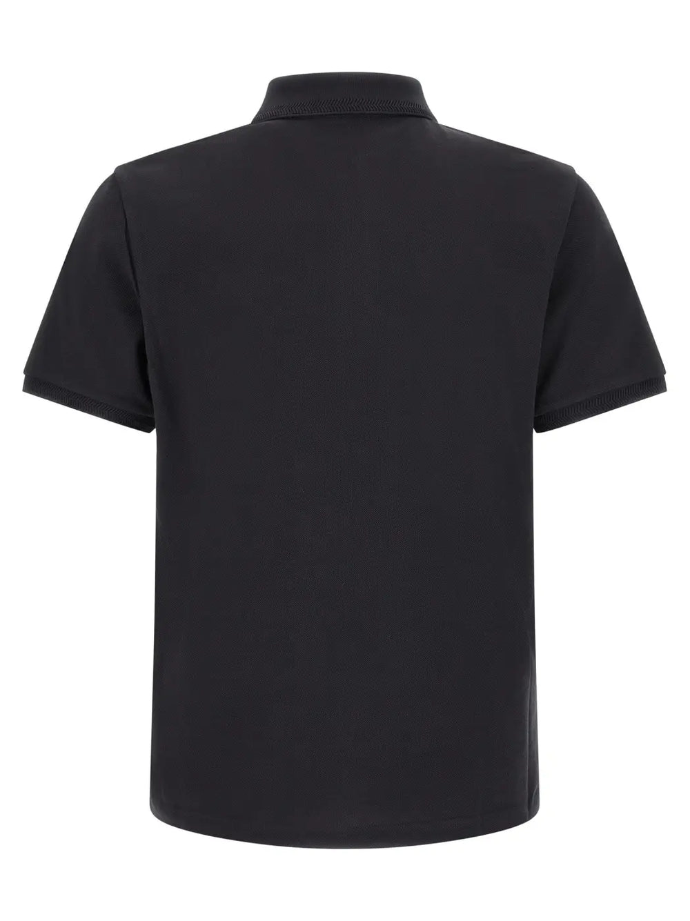 Moncler Blue Cotton Polo Shirt
