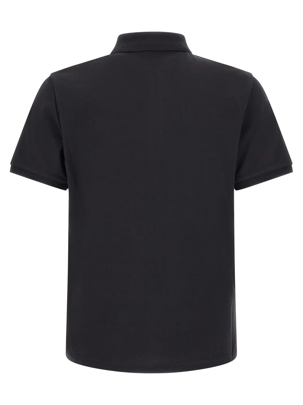 Moncler Blue Cotton Polo Shirt