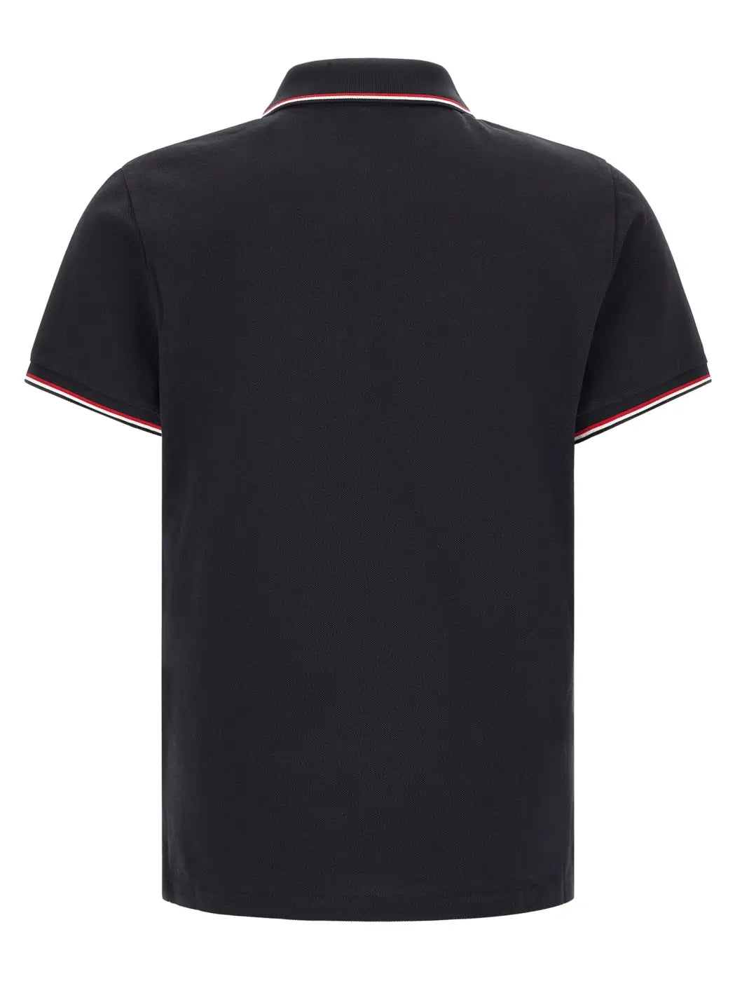 Moncler Blue Cotton Polo Shirt