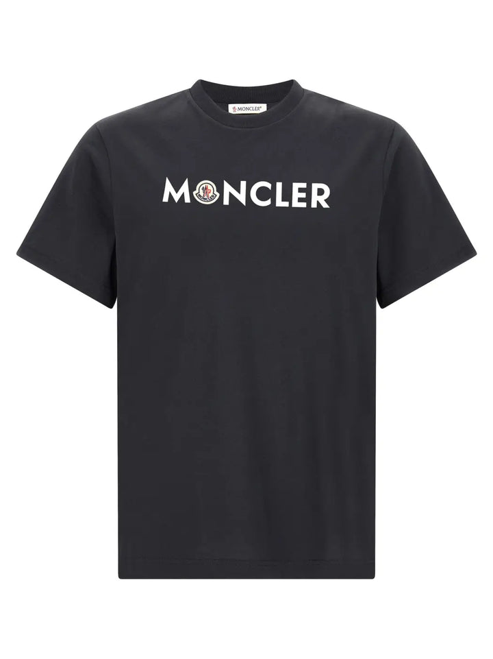 Moncler Blue Cotton T-shirt